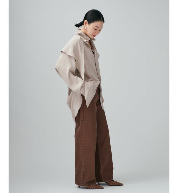 VERMEIL par iena「PEフィブリルオーバーシャツ」|シャツ・ブラウス|