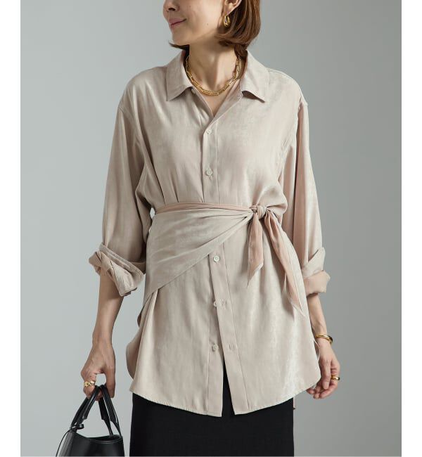 VERMEIL par iena「PEフィブリルオーバーシャツ」|シャツ・ブラウス|