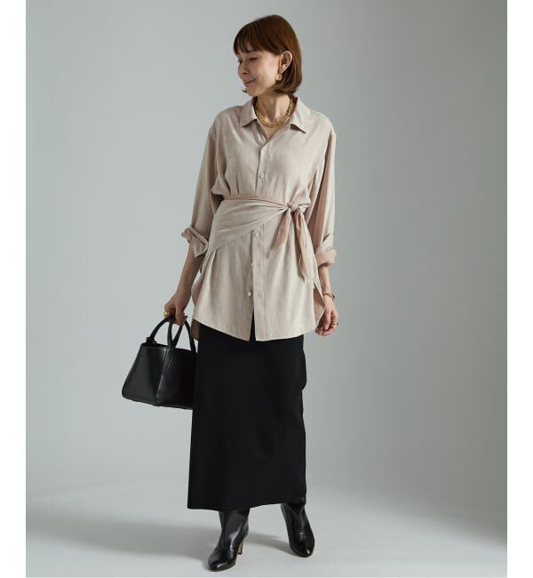 VERMEIL par iena「PEフィブリルオーバーシャツ」|シャツ・ブラウス|