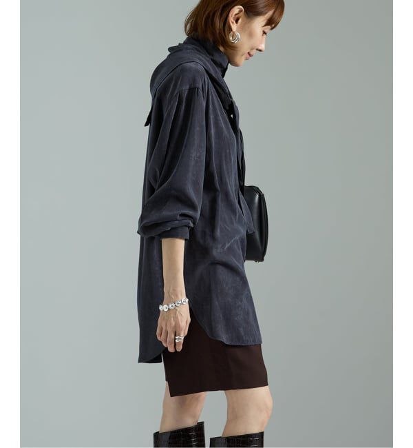 VERMEIL par iena「PEフィブリルオーバーシャツ」|シャツ・ブラウス|