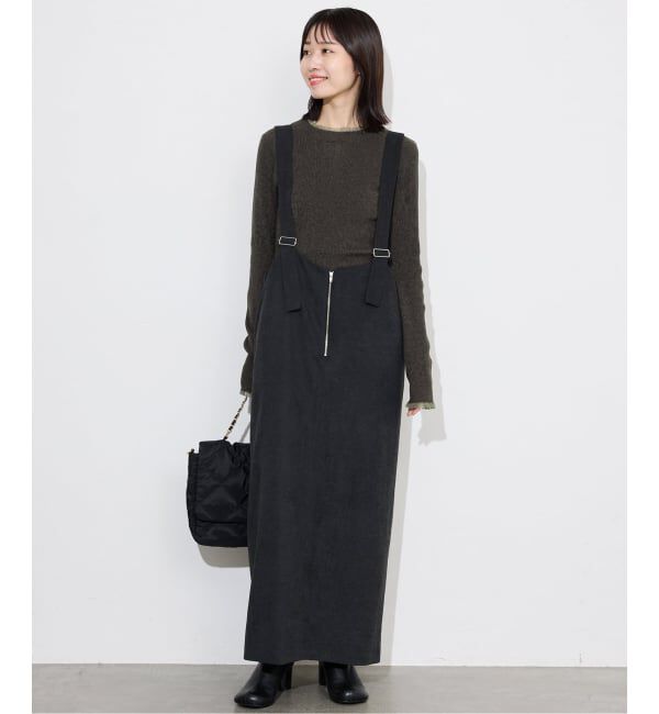 SLOBE IENA「《追加》シアーフリルリブニット」|ニット・セーター|