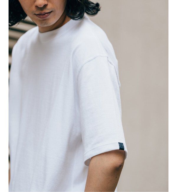 EDIFICE「【LOOPWHEELER for LOWERCASE】別注 ツリテンジク ビッグTシャツ」|Tシャツ・カットソー|