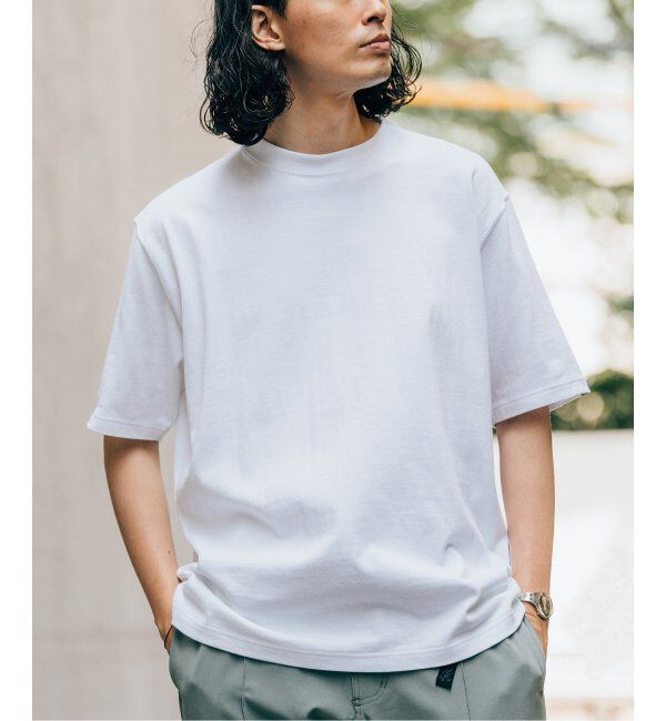 EDIFICE「【LOOPWHEELER for LOWERCASE】別注 ツリテンジク ビッグTシャツ」|Tシャツ・カットソー|