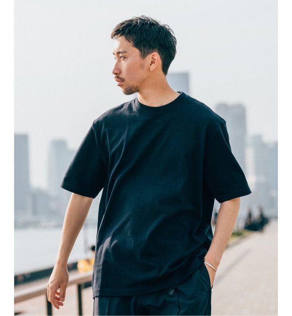 EDIFICE「【LOOPWHEELER for LOWERCASE】別注 ツリテンジク ビッグTシャツ」|Tシャツ・カットソー|