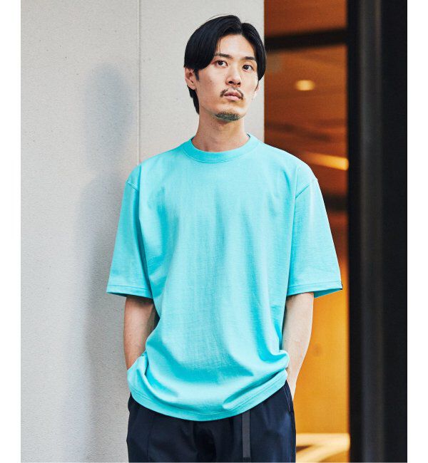 EDIFICE「【LOOPWHEELER for LOWERCASE】別注 ツリテンジク ビッグTシャツ」|Tシャツ・カットソー|