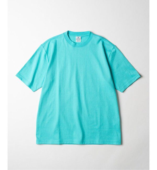 EDIFICE「【LOOPWHEELER for LOWERCASE】別注 ツリテンジク ビッグTシャツ」|Tシャツ・カットソー|ブルー A