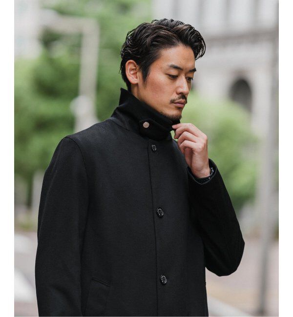 EDIFICE「MACKINTOSH(マッキントッシュ) 別注 DUNKELD/ダンケルド BT Loro Piana Fabric」|ステンカラーコート|