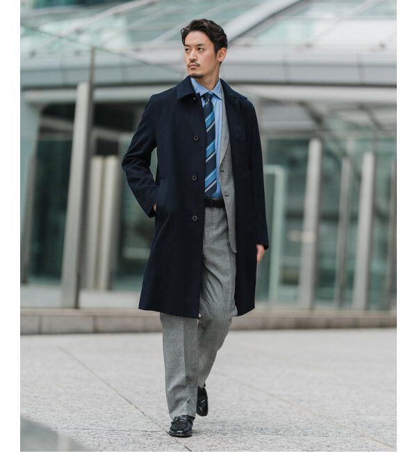 EDIFICE「MACKINTOSH(マッキントッシュ) 別注 DUNKELD/ダンケルド BT Loro Piana Fabric」|ステンカラーコート|