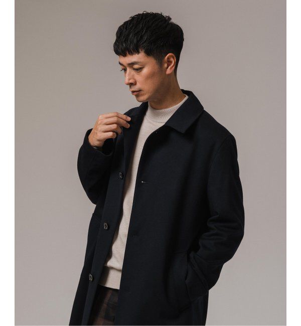 EDIFICE「MACKINTOSH(マッキントッシュ) 別注 DUNKELD/ダンケルド BT Loro Piana Fabric」|ステンカラーコート|