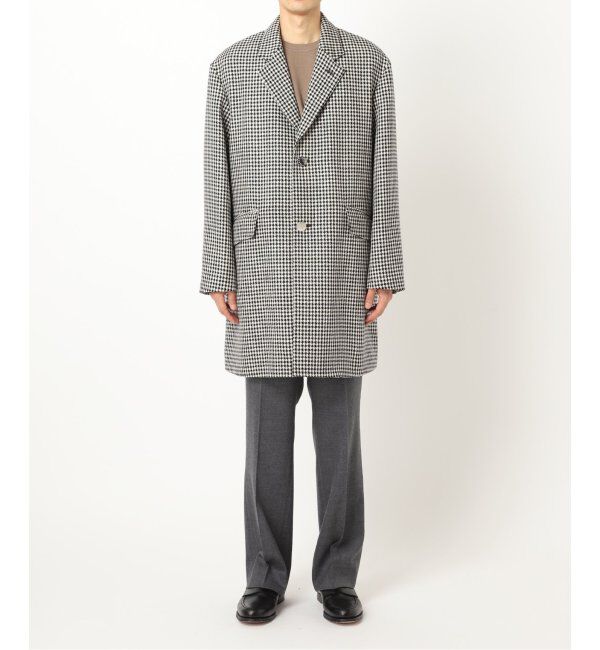 EDIFICE「MACKINTOSH(マッキントッシュ) 別注 HUMBIE/ハンビー CHESTERGTS SL SHORT チェック」|チェスターコート|