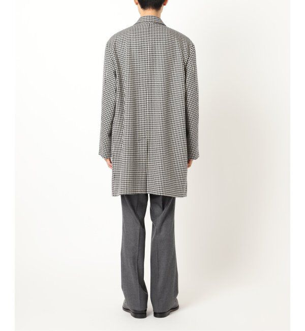 EDIFICE「MACKINTOSH(マッキントッシュ) 別注 HUMBIE/ハンビー CHESTERGTS SL SHORT チェック」|チェスターコート|