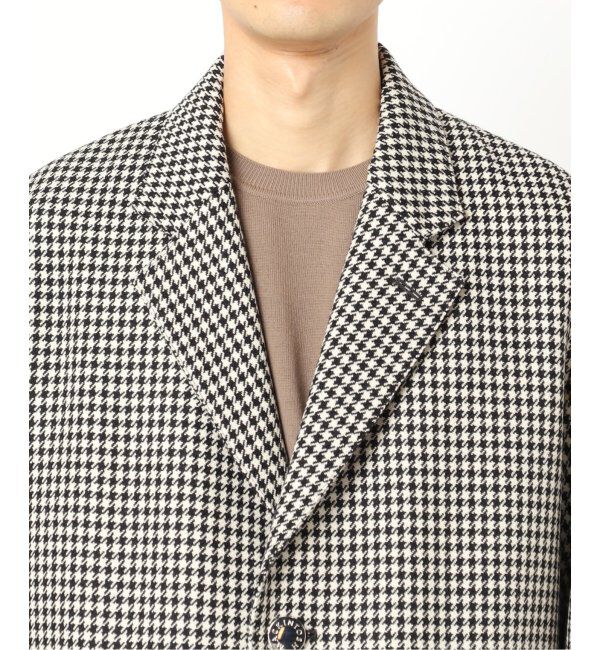 EDIFICE「MACKINTOSH(マッキントッシュ) 別注 HUMBIE/ハンビー CHESTERGTS SL SHORT チェック」|チェスターコート|