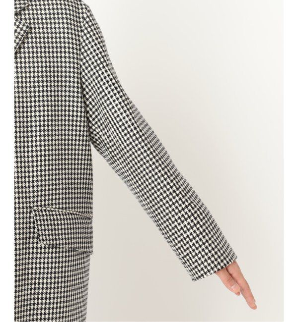 EDIFICE「MACKINTOSH(マッキントッシュ) 別注 HUMBIE/ハンビー CHESTERGTS SL SHORT チェック」|チェスターコート|