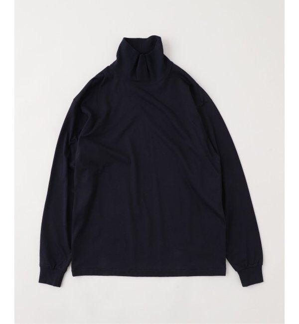EDIFICE「BARAILLE & GARMENTS 別注 タートルネック Tシャツ 『LONGMORN』」|Tシャツ・カットソー|ネイビー