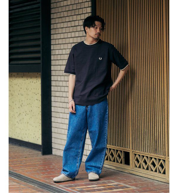 417 EDIFICE「FRED PERRY 417別注  Textured Single Tipped Tシャツ」|Tシャツ・カットソー|