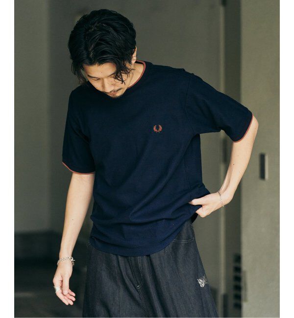 417 EDIFICE「FRED PERRY 417別注  Textured Single Tipped Tシャツ」|Tシャツ・カットソー|