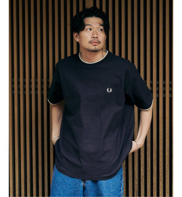 417 EDIFICE「FRED PERRY 417別注  Textured Single Tipped Tシャツ」|Tシャツ・カットソー|