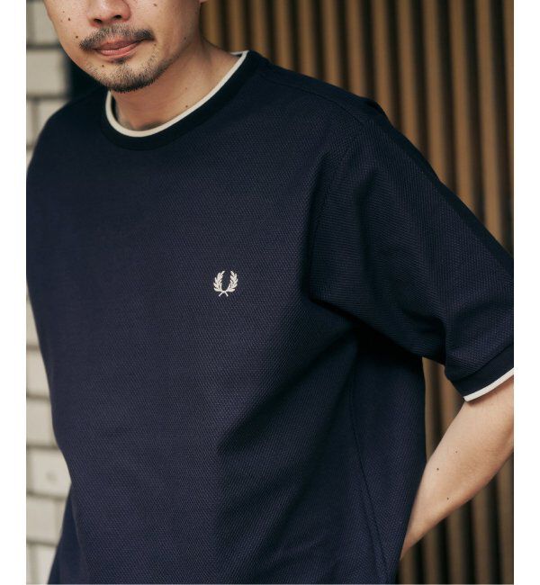 417 EDIFICE「FRED PERRY 417別注  Textured Single Tipped Tシャツ」|Tシャツ・カットソー|