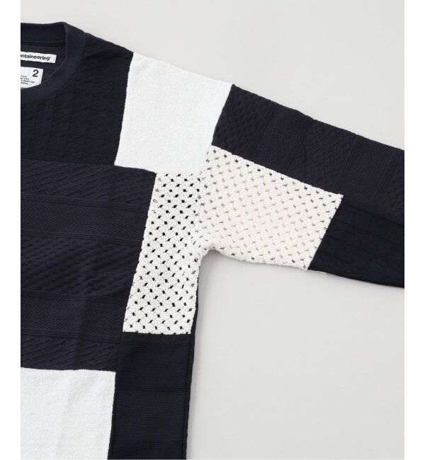 EDIFICE「White Mountaineering(ホワイトマウンテニアリング) PATCHWORK LONG SLEEVE Tシャツ」|Tシャツ・カットソー|