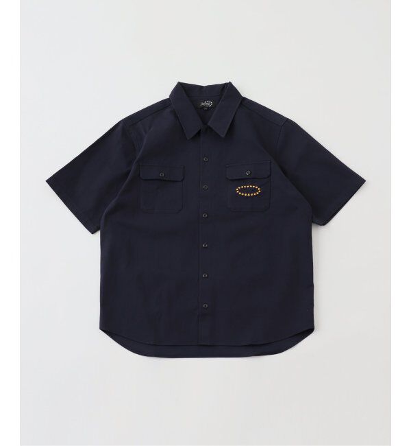 PULP「AFB / エーエフビー SS WORK SHIRTS」|シャツ・ブラウス|ネイビー