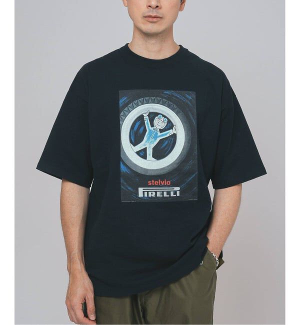 EDIFICE「《追加》SAVIGNAC (サヴィニャック) 別注 French Company プリント Tシャツ」|Tシャツ・カットソー|