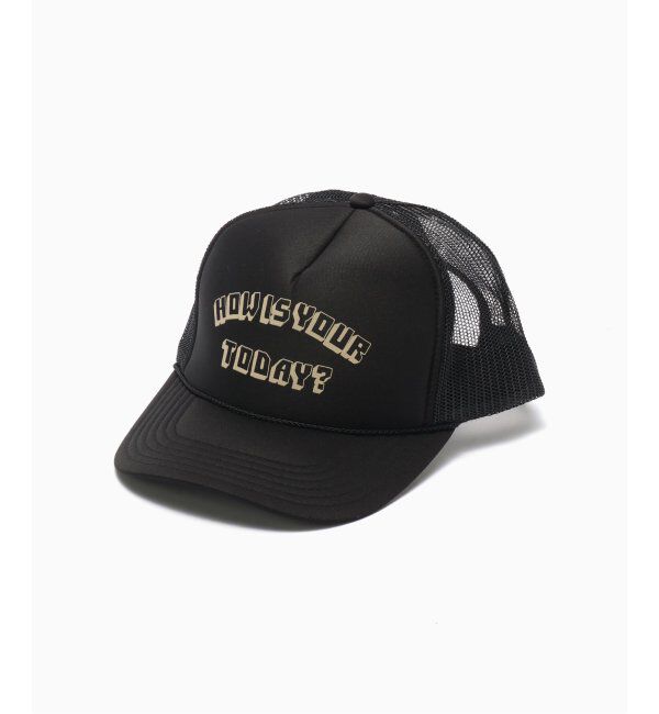 PULP「TODAY edition / トゥデイエディション TODAY ALPHABET 05 TRUCKER」|キャップ・キャスケット|ブラック