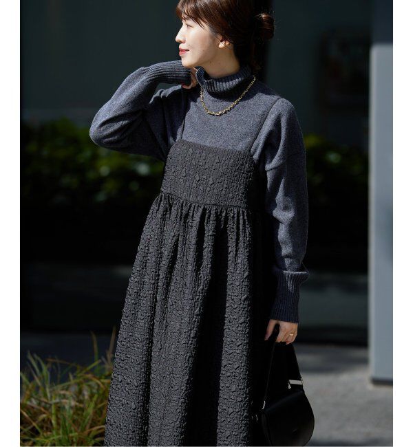 Oriens JOURNAL STANDARD「《追加3》【"GOOD GIRL&rdquo; / グッドガール】3Dジャガードキャミワンピース」|ワンピース|