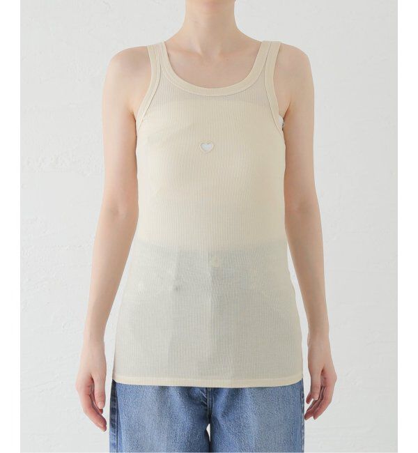 journal standard L'essage「【BASERANGE/ベースレンジ】HEART TANK：タンクトップ」|タンクトップ|