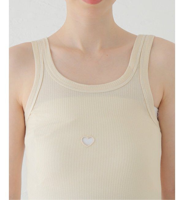 journal standard L'essage「【BASERANGE/ベースレンジ】HEART TANK：タンクトップ」|タンクトップ|