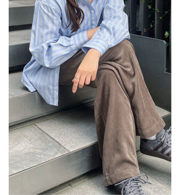 JOURNAL STANDARD「コーデュロイワイドパンツ」|その他|ブラウン B