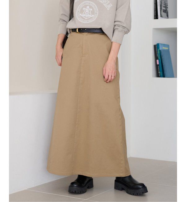 JOURNAL STANDARD relume「Aラインチノスカート」|スカート|ベージュ
