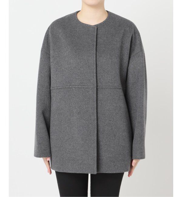 JOURNAL STANDARD「《追加》スーパー140ビーバーノーカラーショートコート」|ノーカラーコート|