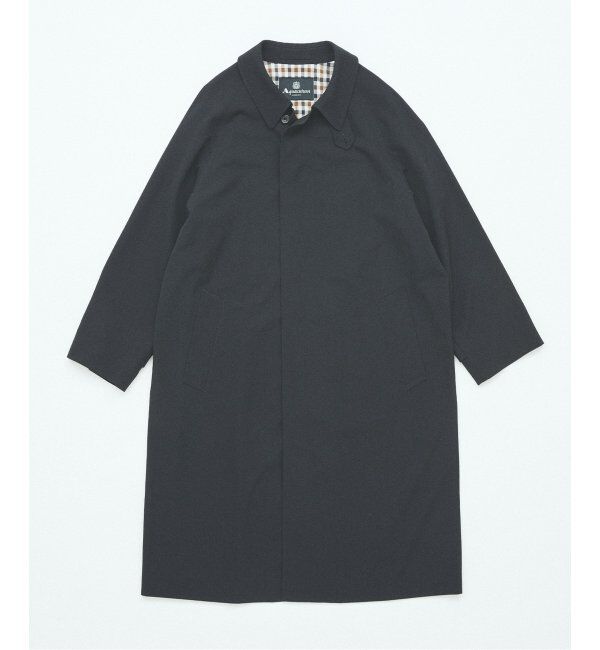JOURNAL STANDARD「Aquascutum for JOURNAL STANDARD EX WOOL GABARDINE BALMACHAN COAT」|ステンカラーコート|