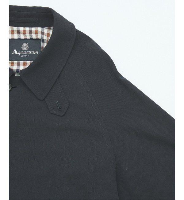 JOURNAL STANDARD「Aquascutum for JOURNAL STANDARD EX WOOL GABARDINE BALMACHAN COAT」|ステンカラーコート|