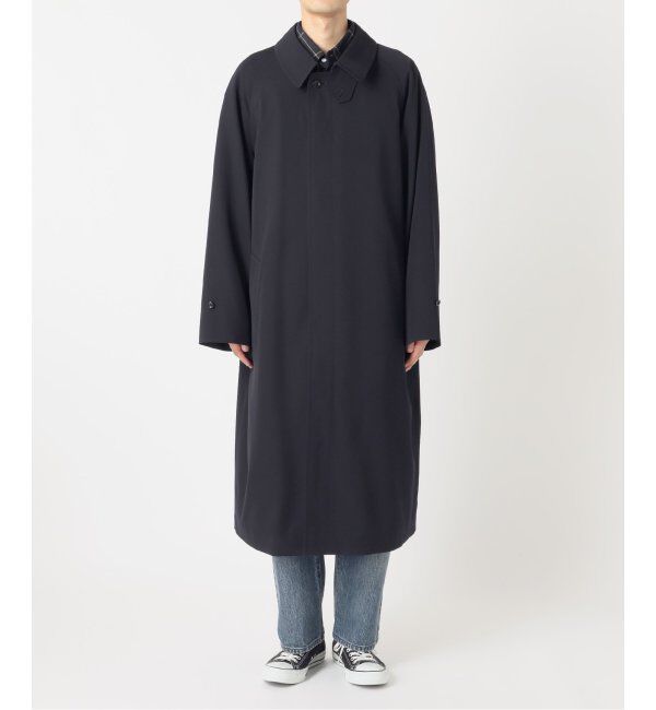 JOURNAL STANDARD「Aquascutum for JOURNAL STANDARD EX WOOL GABARDINE BALMACHAN COAT」|ステンカラーコート|