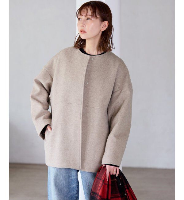 JOURNAL STANDARD「《追加2》スーパー140ビーバーノーカラーショートコート」|その他|