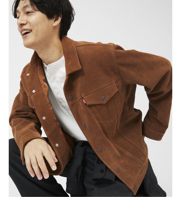 JOURNAL STANDARD relume「LEVI&rsquo;S(R) / リーバイス(R) 別注 TYPE III スエード トラッカージャケット」|ライダースジャケット|