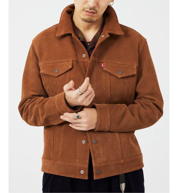 JOURNAL STANDARD relume「LEVI&rsquo;S(R) / リーバイス(R) 別注 TYPE III スエード トラッカージャケット」|ライダースジャケット|