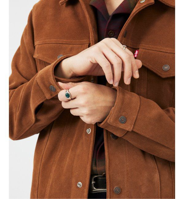 JOURNAL STANDARD relume「LEVI&rsquo;S(R) / リーバイス(R) 別注 TYPE III スエード トラッカージャケット」|ライダースジャケット|