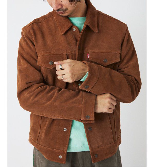 JOURNAL STANDARD relume「LEVI&rsquo;S(R) / リーバイス(R) 別注 TYPE III スエード トラッカージャケット」|ライダースジャケット|