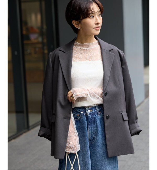 JOURNAL STANDARD relume「ラッセルストレッチレースハイネック」|Tシャツ・カットソー|