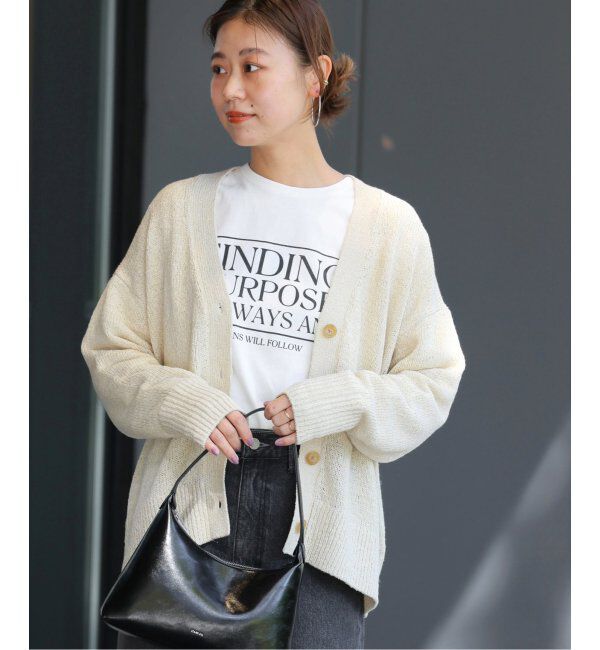 JOURNAL STANDARD relume「テープヤーンニュアンスVカーディガン」|カーディガン|