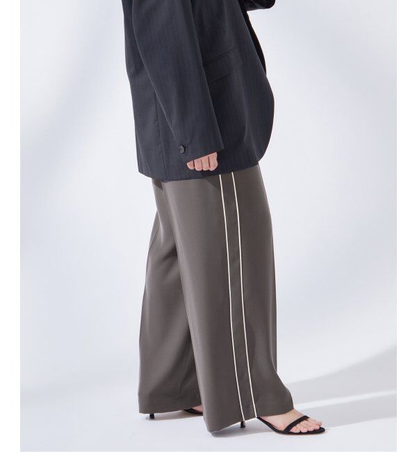 journal standard L'essage「ミリオーネツイル ラインパンツ」|スラックス|グレーA