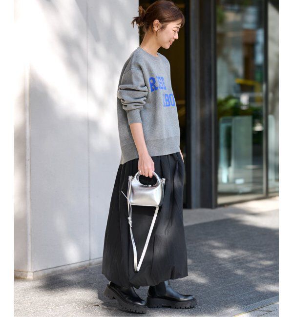 JOURNAL STANDARD relume「RISE ABOVEロゴニット」|ニット・セーター|