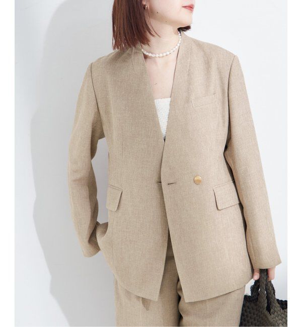 journal standard L'essage「リノオックスノーカラージャケット」|ノーカラージャケット|