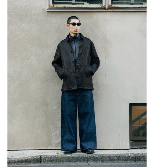 JOURNAL STANDARD「ゴートレザー ダッズカバーオール」|ライダースジャケット|