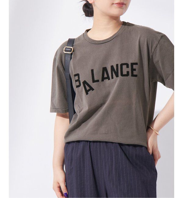 journal standard L'essage「《追加》《別注》【MIXTA/ミクスタ】BALANCE CREW T-SHIRTS：Tシャツ」|Tシャツ・カットソー|ブラック