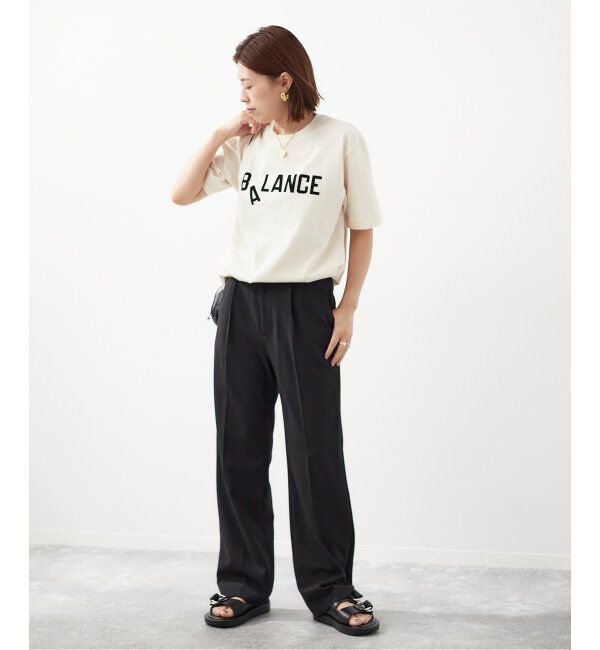 journal standard L'essage「《追加》《別注》【MIXTA/ミクスタ】BALANCE CREW T-SHIRTS：Tシャツ」|Tシャツ・カットソー|