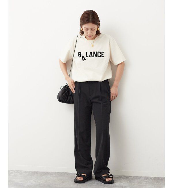 journal standard L'essage「《追加》《別注》【MIXTA/ミクスタ】BALANCE CREW T-SHIRTS：Tシャツ」|Tシャツ・カットソー|