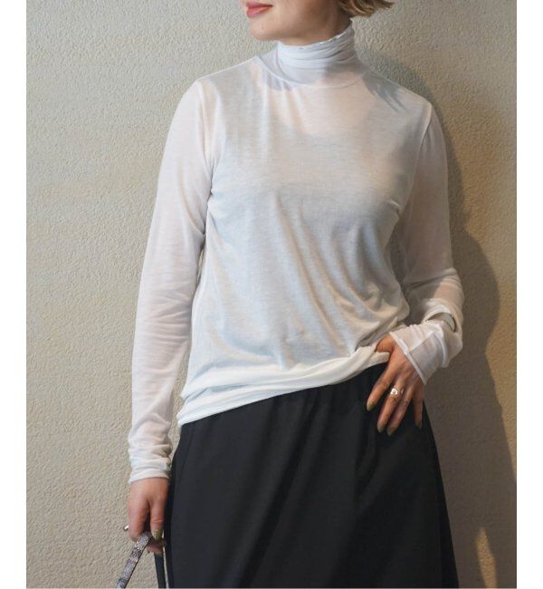 journal standard luxe「シアージャージ タートルネックプルオーバー」|Tシャツ・カットソー|